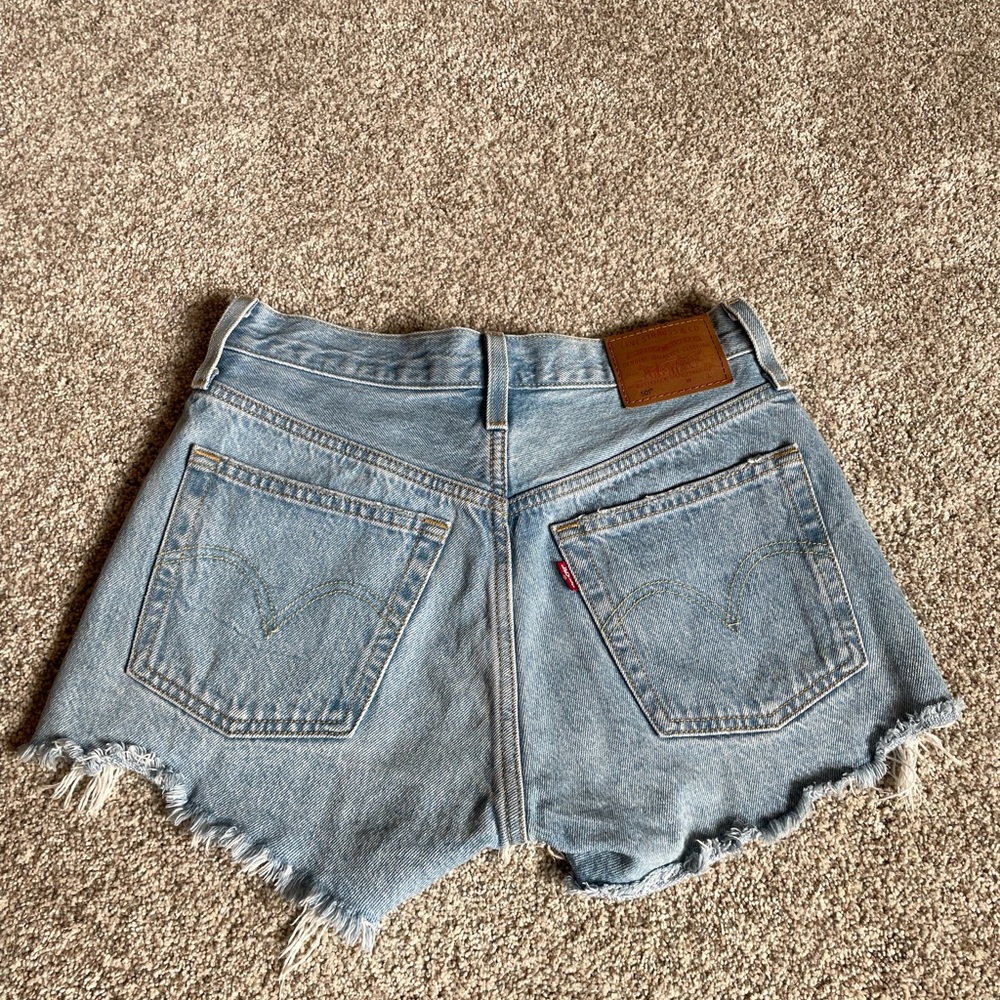 Levi’s 501 Distressed Jean Shorts